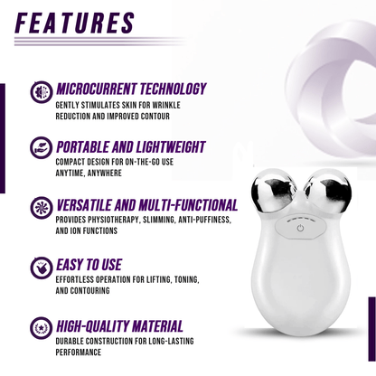 Microcurrent Facial Toning Massager - Tiny Tim SkincareMicrocurrent Facial Toning MassagerDC - eterusTiny Tim SkincareDC-2034935Microcurrent Facial Toning Massager