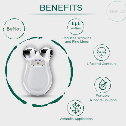 Microcurrent Facial Toning Massager - Tiny Tim SkincareMicrocurrent Facial Toning MassagerFacial ToningDC - BeNatTiny Tim SkincareDC-2075013Microcurrent Facial Toning Massager