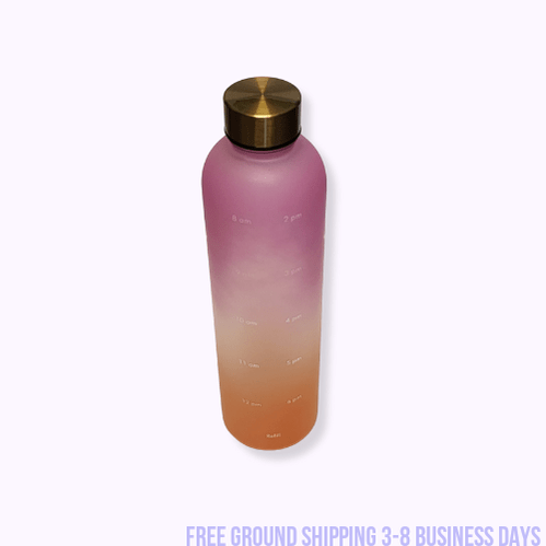 Motivational Time Marker Water Bottle 32 oz. Ship from USA - Tiny Tim SkincareMotivational Time Marker Water Bottle 32 oz. Ship from USAsports and travelLuminous Bear ShopTiny Tim Skincare5443072804180754430728041807Pink &amp; OrangeMotivational Time Marker Water Bottle 32 oz. Ship from USA