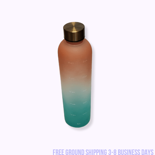 Motivational Time Marker Water Bottle 32 oz. Ship from USA - Tiny Tim SkincareMotivational Time Marker Water Bottle 32 oz. Ship from USAsports and travelLuminous Bear ShopTiny Tim Skincare5591450578493855914505784938Orange &amp; GreenMotivational Time Marker Water Bottle 32 oz. Ship from USA