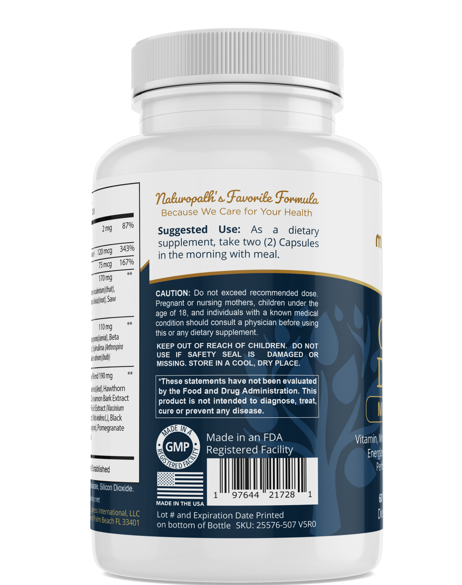 Multivitamins Once daily - Tiny Tim SkincareMultivitamins Once dailyDC - My Balance NutrisentialsTiny Tim SkincareDC-1778703Multivitamins Once daily