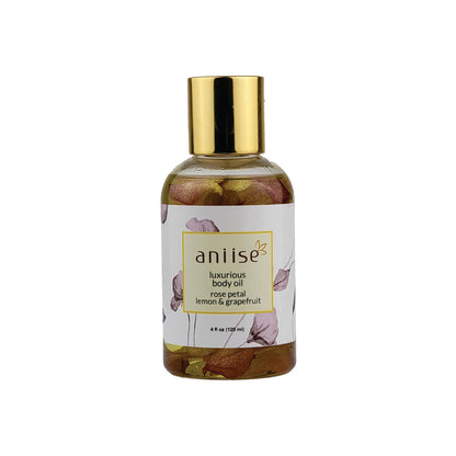 Natural Luxurious Rose Petal Body Oil - Tiny Tim SkincareNatural Luxurious Rose Petal Body OilDC - aniise natural skin careTiny Tim SkincareDC-1864548Lavender &amp; VanillaNatural Luxurious Rose Petal Body Oil