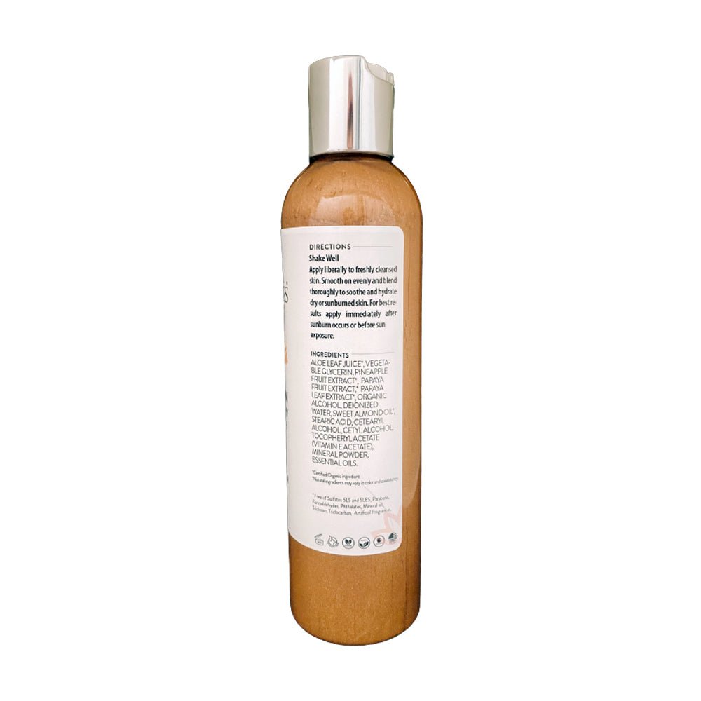 Organic After Sun Lotion &amp; Tan Extender + Luminizing Shimmer - Tiny Tim SkincareOrganic After Sun Lotion &amp; Tan Extender + Luminizing ShimmerSkin CareDC - Glimmer Goddess®Tiny Tim SkincareDC-17983958 oz.Organic After Sun Lotion &amp; Tan Extender + Luminizing Shimmer
