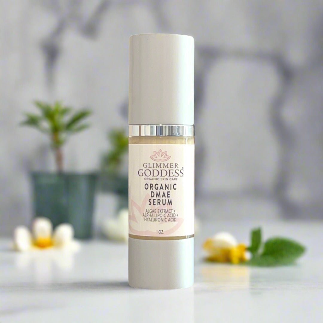 Organic Anti - Aging Trio Vitamin C + DMAE + Age Reversing Eye Serum - Tiny Tim SkincareOrganic Anti - Aging Trio Vitamin C + DMAE + Age Reversing Eye SerumDC - Glimmer Goddess®Tiny Tim SkincareDC-2519605Organic Anti - Aging Trio Vitamin C + DMAE + Age Reversing Eye Serum