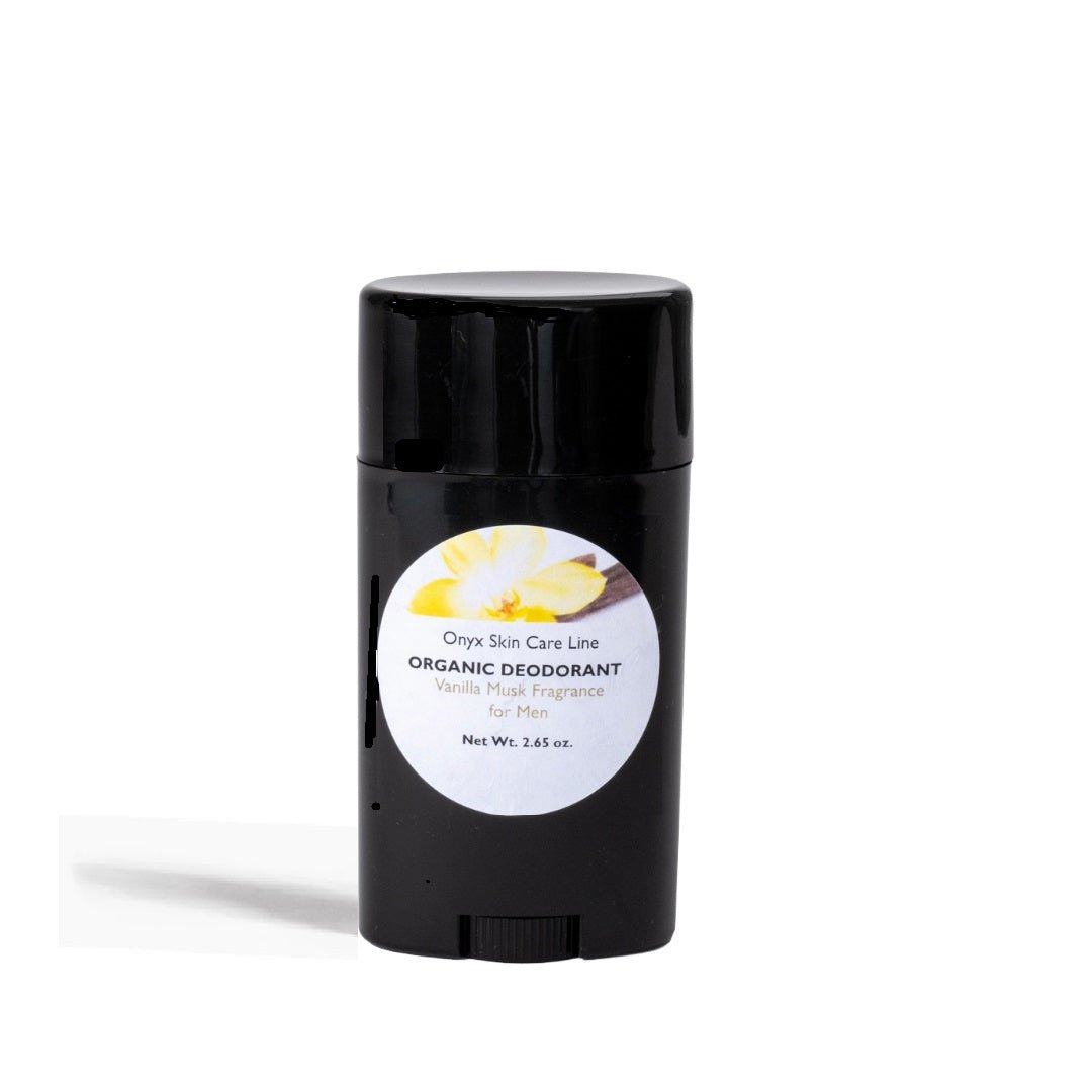 ORGANIC DEODORANT - VANILLA MUSK FRAGRANCE - FOR MEN - Tiny Tim SkincareORGANIC DEODORANT - VANILLA MUSK FRAGRANCE - FOR MENDeodorantOnyx Skin Care LineTiny Tim Skincare647535610191647535610191Vanilla MuskORGANIC DEODORANT - VANILLA MUSK FRAGRANCE - FOR MEN