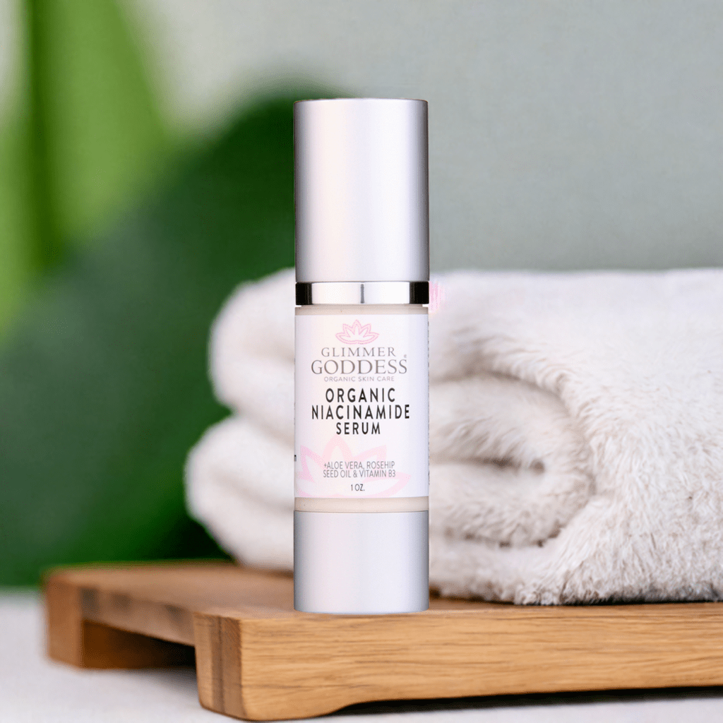 Organic Niacinamide Anti Aging Serum - Tightens Pores, Reduces Wrinkles - Tiny Tim SkincareOrganic Niacinamide Anti Aging Serum - Tightens Pores, Reduces WrinklesFacial ToningDC - Glimmer Goddess®Tiny Tim SkincareDC-17982221 oz.Organic Niacinamide Anti Aging Serum - Tightens Pores, Reduces Wrinkles