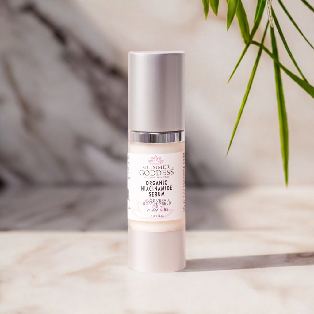 Organic Niacinamide Anti Aging Serum - Tightens Pores, Reduces Wrinkles - Tiny Tim SkincareOrganic Niacinamide Anti Aging Serum - Tightens Pores, Reduces WrinklesFacial ToningDC - Glimmer Goddess®Tiny Tim SkincareDC-17982221 oz.Organic Niacinamide Anti Aging Serum - Tightens Pores, Reduces Wrinkles