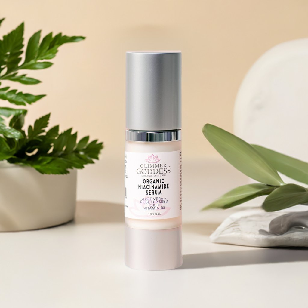 Organic Niacinamide Anti Aging Serum - Tightens Pores, Reduces Wrinkles - Tiny Tim SkincareOrganic Niacinamide Anti Aging Serum - Tightens Pores, Reduces WrinklesFacial ToningDC - Glimmer Goddess®Tiny Tim SkincareDC-17982221 oz.Organic Niacinamide Anti Aging Serum - Tightens Pores, Reduces Wrinkles