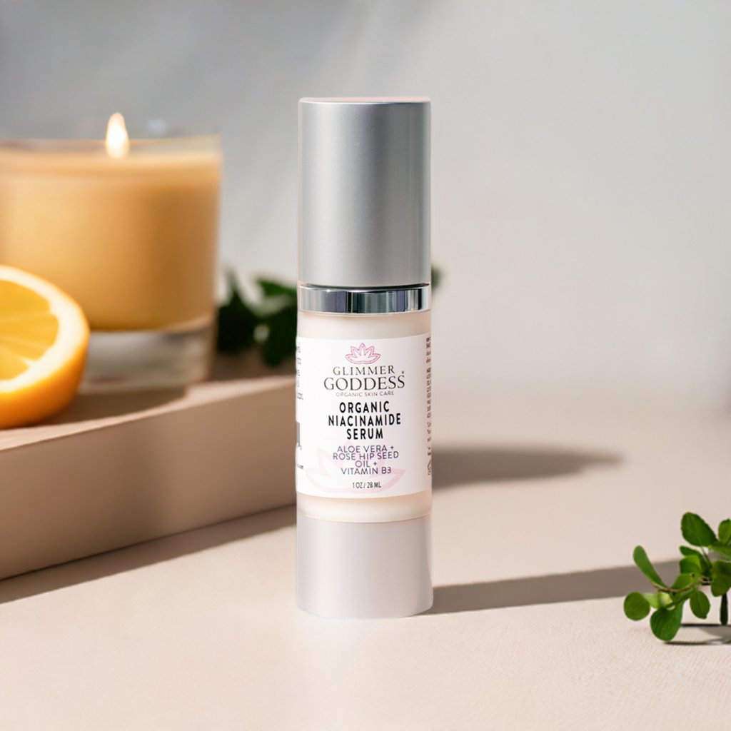 Organic Niacinamide Anti Aging Serum - Tightens Pores, Reduces Wrinkles - Tiny Tim SkincareOrganic Niacinamide Anti Aging Serum - Tightens Pores, Reduces WrinklesFacial ToningDC - Glimmer Goddess®Tiny Tim SkincareDC-17982221 oz.Organic Niacinamide Anti Aging Serum - Tightens Pores, Reduces Wrinkles