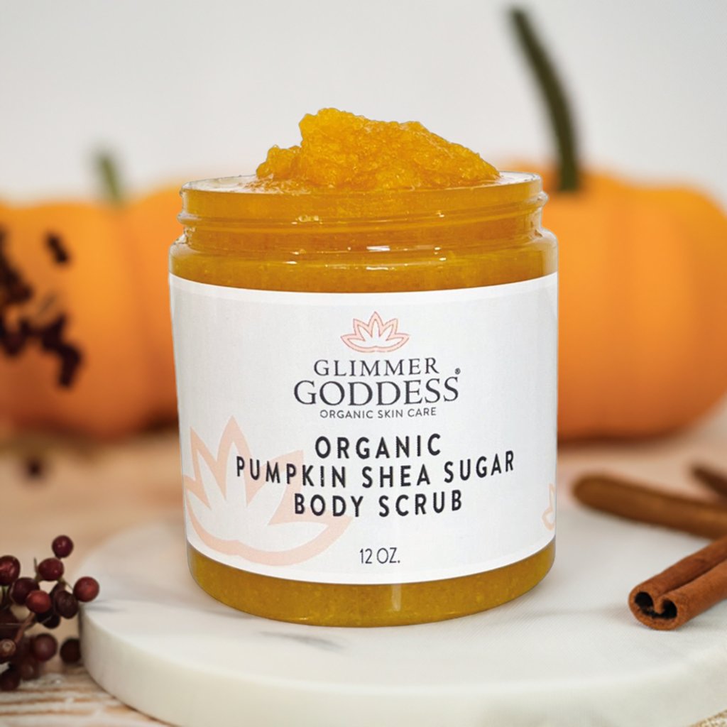 Organic Pumpkin Shea Sugar Body Scrub - Tiny Tim SkincareOrganic Pumpkin Shea Sugar Body ScrubSkin CareDC - Glimmer Goddess®Tiny Tim SkincareDC-1798234Cinnamon Apple CiderOrganic Pumpkin Shea Sugar Body Scrub