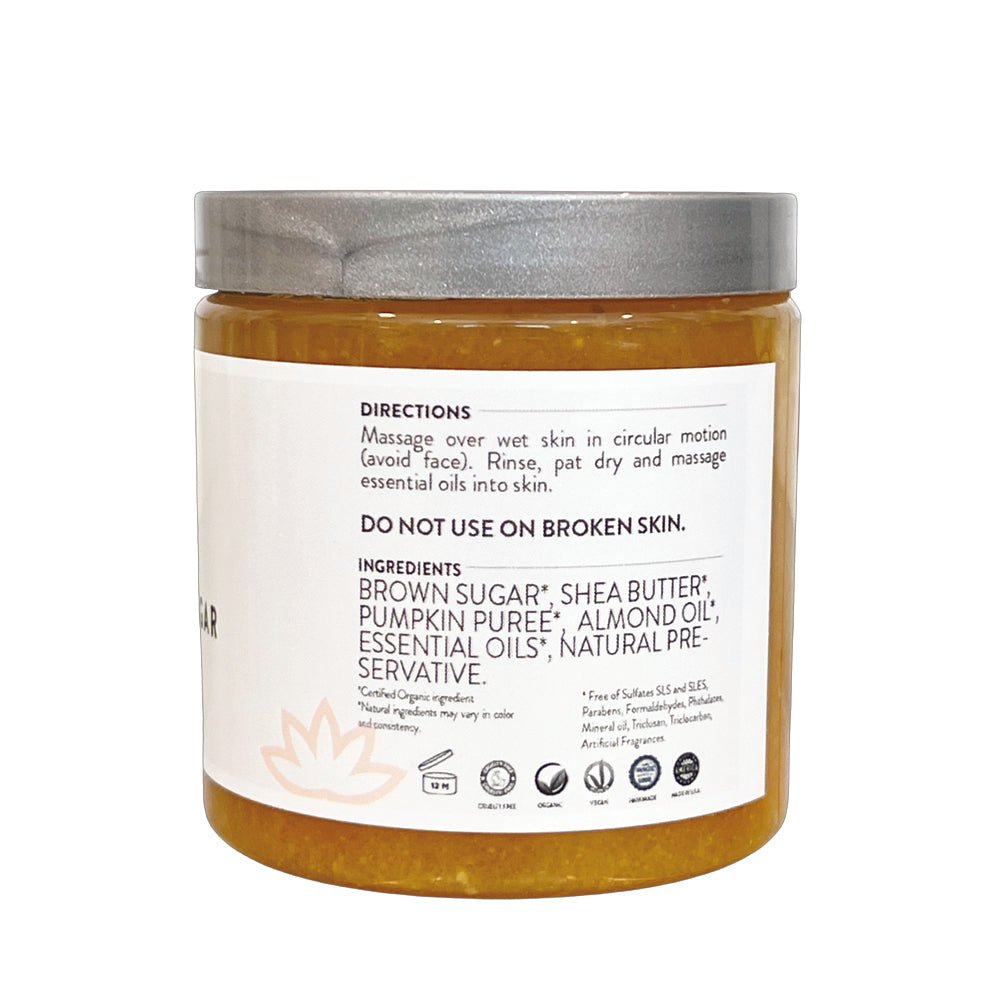 Organic Pumpkin Shea Sugar Body Scrub - Tiny Tim SkincareOrganic Pumpkin Shea Sugar Body ScrubSkin CareDC - Glimmer Goddess®Tiny Tim SkincareDC-1798234Cinnamon Apple CiderOrganic Pumpkin Shea Sugar Body Scrub