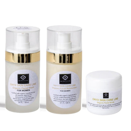 Organic Three Step Facial Renewal System - Wash, Moisturizer &amp; Scrub - For WOMEN - Tiny Tim SkincareOrganic Three Step Facial Renewal System - Wash, Moisturizer &amp; Scrub - For WOMENfacial scrub and moisturize packOnyx Skin Care LineTiny Tim Skincare655255139373655255139373Organic Three Step Facial Renewal System - Wash, Moisturizer &amp; Scrub - For WOMEN