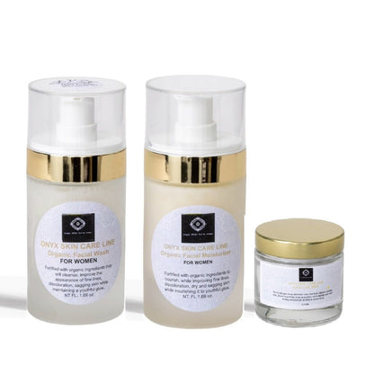 Organic Three Step Facial System - Wash, Moisturizer &amp; Kaolin Mud Mask - For WOMEN - Tiny Tim SkincareOrganic Three Step Facial System - Wash, Moisturizer &amp; Kaolin Mud Mask - For WOMENDry Skin Travel Bag - MenOnyx Skin Care LineTiny Tim Skincare601956330649601956330649Organic Three Step Facial System - Wash, Moisturizer &amp; Kaolin Mud Mask - For WOMEN
