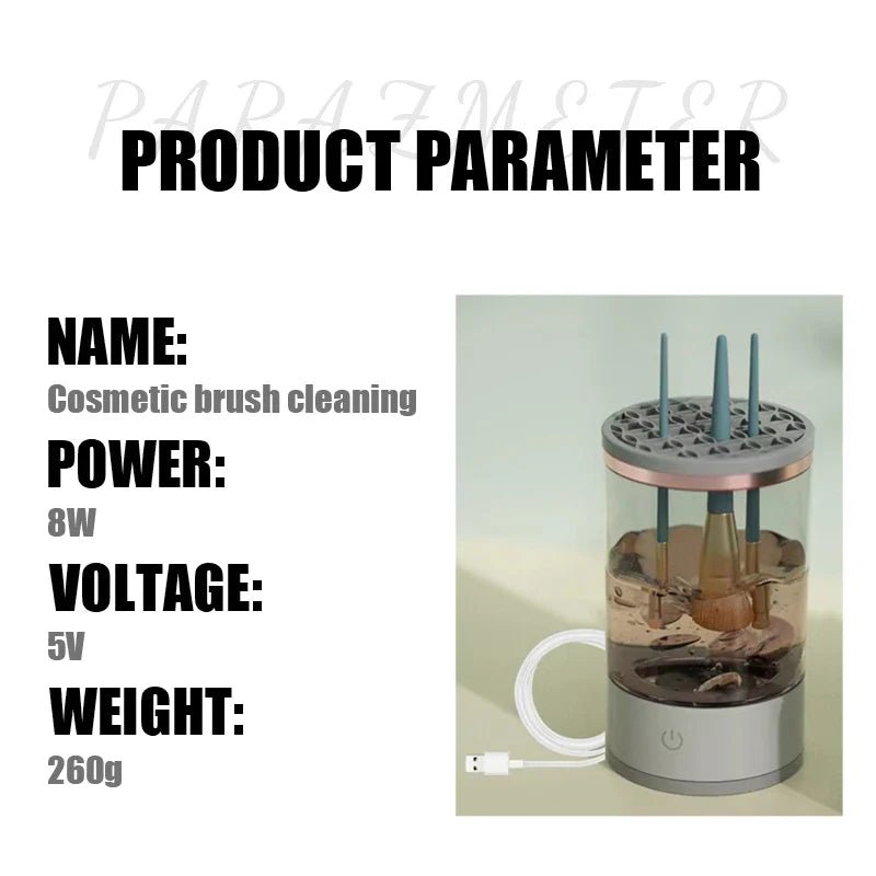 💄 Portable Electric Makeup Brush CleanerAutomatic Spinner, Drying Rack &amp;amp; Sterilizer | Professional Brush Cleaning Kit - Tiny Tim Skincare💄 Portable Electric Makeup Brush CleanerAutomatic Spinner, Drying Rack &amp;amp; Sterilizer | Professional Brush Cleaning KitLuminous Bear ShopTiny Tim Skincare6105997499156922644152104675White💄 Portable Electric Makeup Brush CleanerAutomatic Spinner, Drying Rack &amp;amp; Sterilizer | Professional Brush Cleaning Kit
