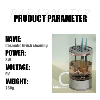 💄 Portable Electric Makeup Brush CleanerAutomatic Spinner, Drying Rack &amp;amp; Sterilizer | Professional Brush Cleaning Kit - Tiny Tim Skincare💄 Portable Electric Makeup Brush CleanerAutomatic Spinner, Drying Rack &amp;amp; Sterilizer | Professional Brush Cleaning KitLuminous Bear ShopTiny Tim Skincare6105997499156922644152104675White💄 Portable Electric Makeup Brush CleanerAutomatic Spinner, Drying Rack &amp;amp; Sterilizer | Professional Brush Cleaning Kit