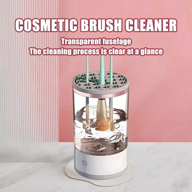 💄 Portable Electric Makeup Brush CleanerAutomatic Spinner, Drying Rack &amp;amp; Sterilizer | Professional Brush Cleaning Kit - Tiny Tim Skincare💄 Portable Electric Makeup Brush CleanerAutomatic Spinner, Drying Rack &amp;amp; Sterilizer | Professional Brush Cleaning KitLuminous Bear ShopTiny Tim Skincare6105997499156922644152104675White💄 Portable Electric Makeup Brush CleanerAutomatic Spinner, Drying Rack &amp;amp; Sterilizer | Professional Brush Cleaning Kit