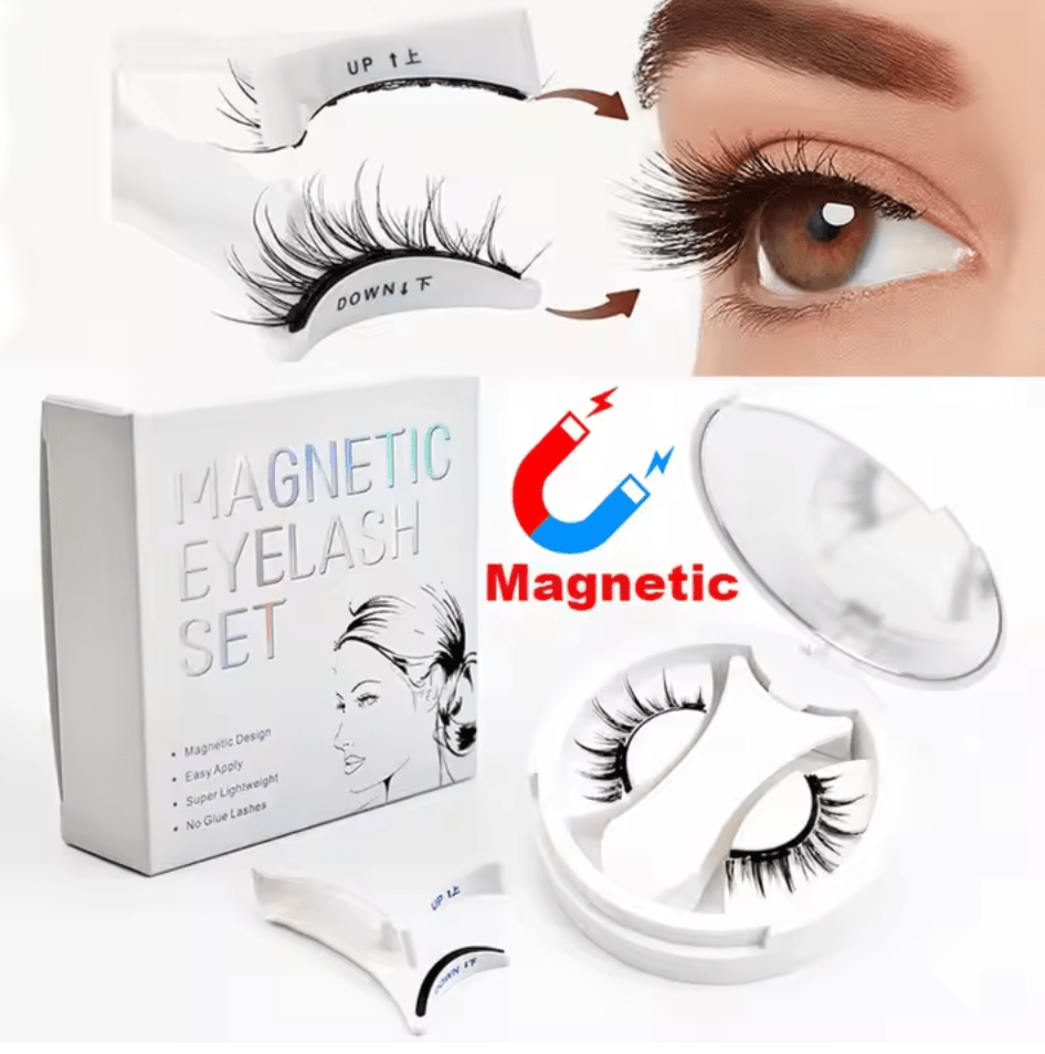 Reusable Anchor-Free Magnetic False Eyelashes SetTiny Tim Skincare