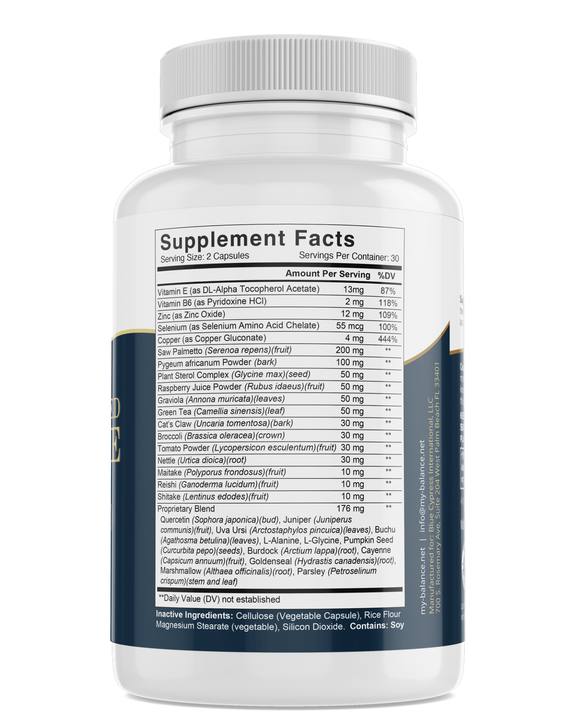 Prostate Formula - Advanced Formula - Tiny Tim SkincareProstate Formula - Advanced FormulaDC - My Balance NutrisentialsTiny Tim SkincareDC-1778706Prostate Formula - Advanced Formula