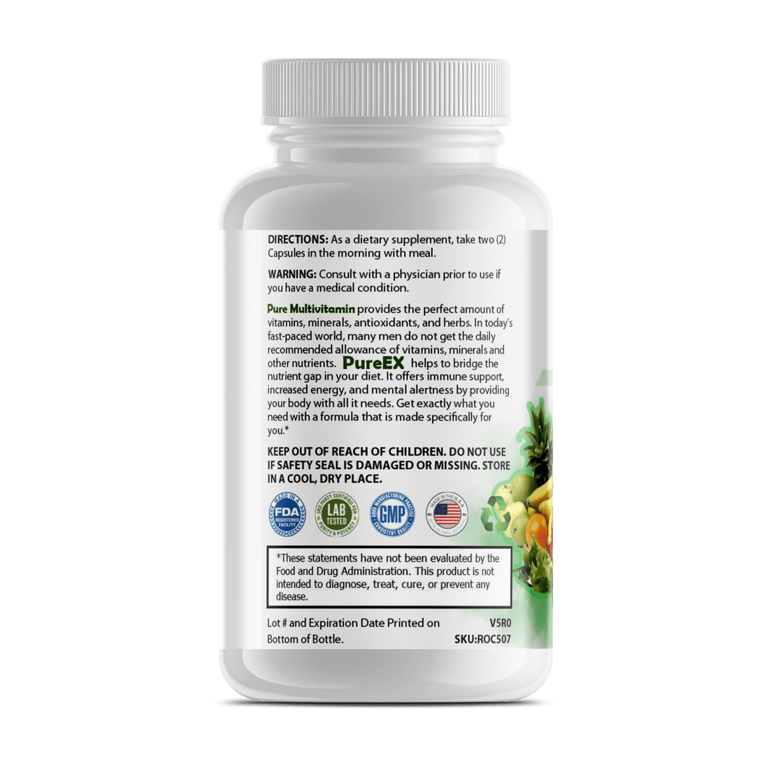 Pure Multi - Vitamins Mens - Tiny Tim SkincarePure Multi - Vitamins MensDC - Purex NutritionTiny Tim SkincareDC-1862522Pure Multi - Vitamins MensPure Multi - Vitamins Mens