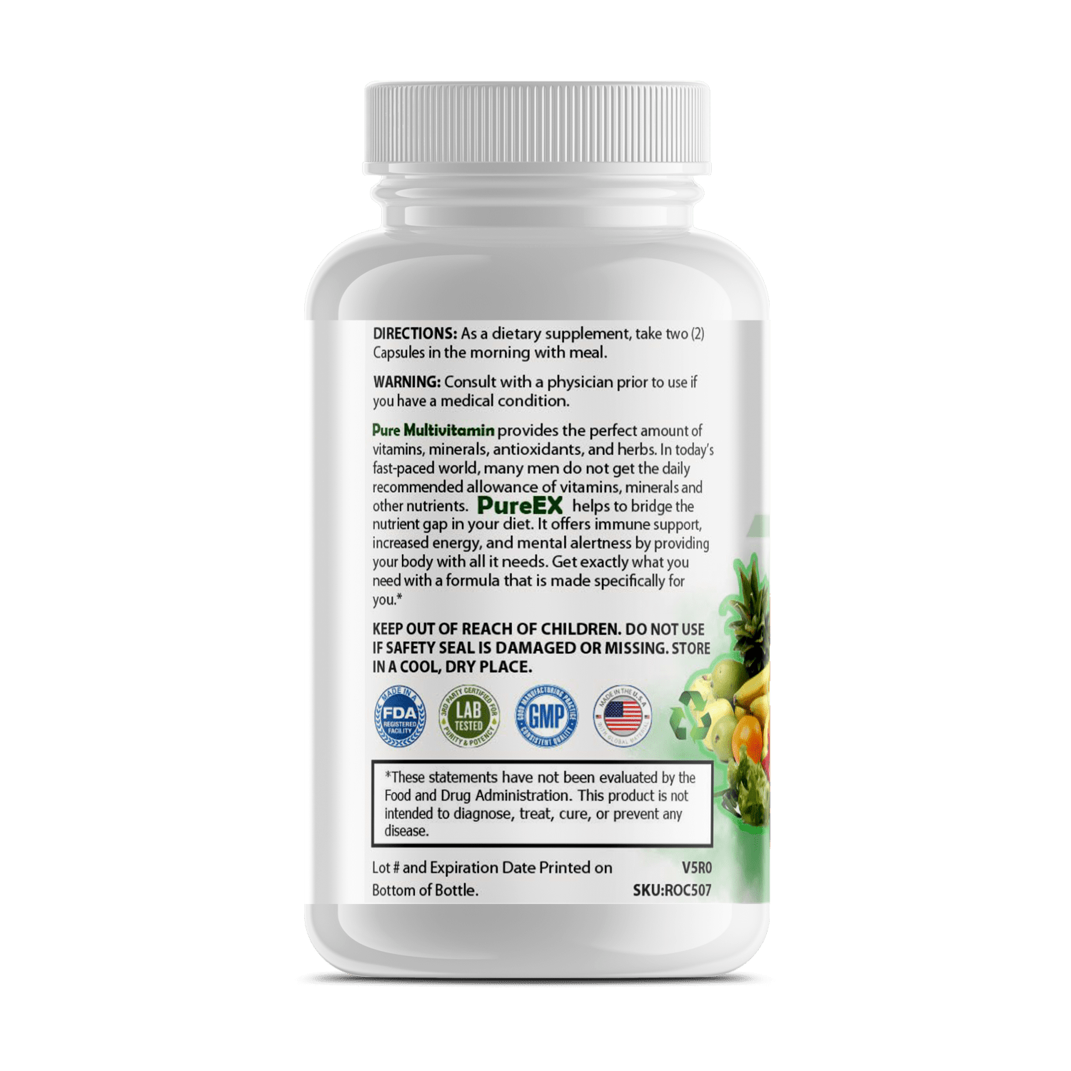 Pure Multi - Vitamins Mens - Tiny Tim SkincarePure Multi - Vitamins MensDC - Purex NutritionTiny Tim SkincareDC-1862522Pure Multi - Vitamins MensPure Multi - Vitamins Mens