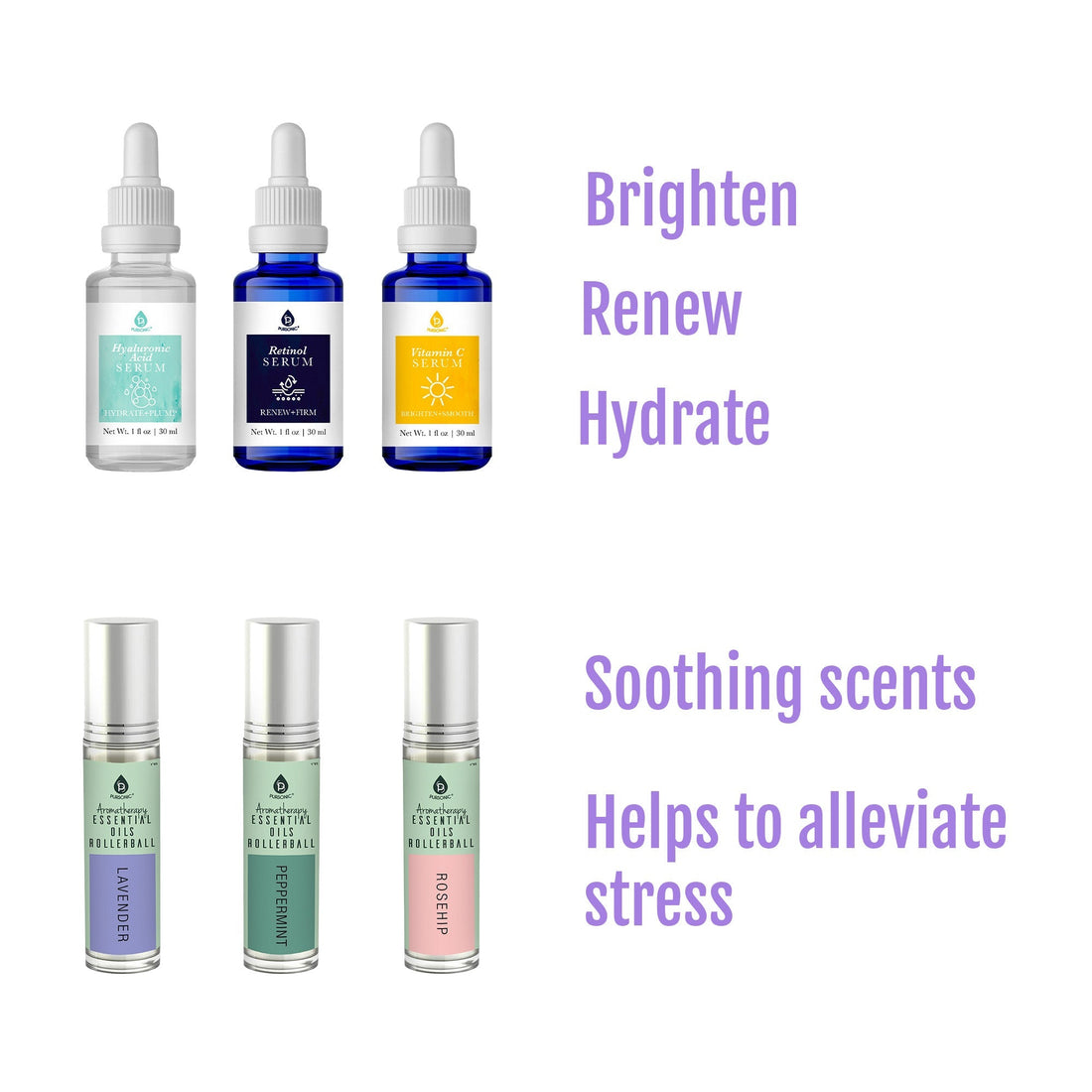 Pursonic Aromatherapy &amp; Anti-Aging Serum SetDC-PURSONICTiny Tim Skincare