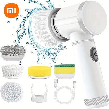 🧽 Rechargeable Electric Cleaning Brush – Cordless Spin Scrubber with Replaceable Brush Heads for Bathroom, Kitchen, and Multi - Surface Cleaning - Tiny Tim Skincare🧽 Rechargeable Electric Cleaning Brush – Cordless Spin Scrubber with Replaceable Brush Heads for Bathroom, Kitchen, and Multi - Surface CleaningLuminous Bear ShopTiny Tim Skincare3033485287559230334852875592White with 5 Heads🧽 Rechargeable Electric Cleaning Brush – Cordless Spin Scrubber with Replaceable Brush Heads for Bathroom, Kitc