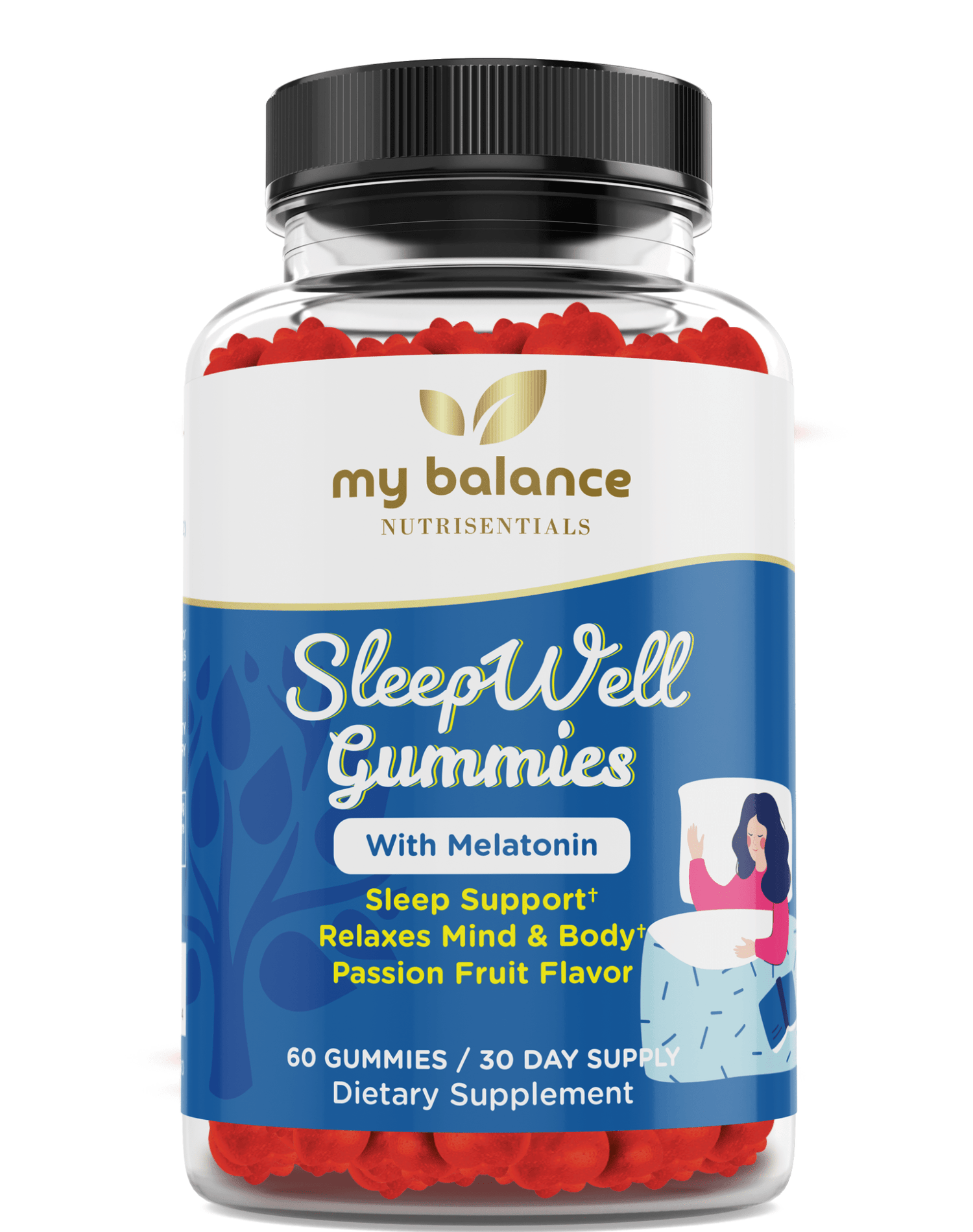 Sleep Well Gummies - Melatonin - Tiny Tim SkincareSleep Well Gummies - MelatoninDC - My Balance NutrisentialsTiny Tim SkincareDC-2536873Sleep Well Gummies - Melatonin