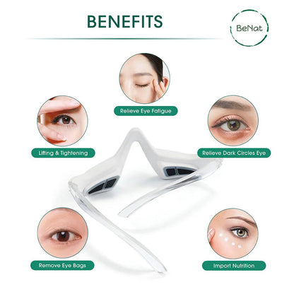 Under - Eye Red Light Therapy Skin Rejuvenation and Relaxation Massager - Tiny Tim SkincareUnder - Eye Red Light Therapy Skin Rejuvenation and Relaxation MassagerDC - BeNatTiny Tim SkincareDC-2788884WhiteUnder - Eye Red Light Therapy Skin Rejuvenation and Relaxation Massager