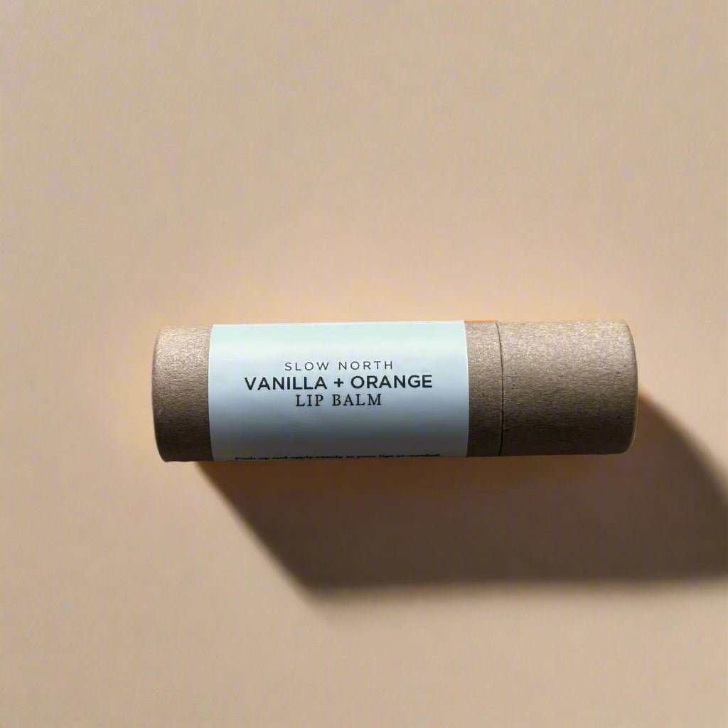 Vanilla + Orange Lip Balm - Tiny Tim SkincareVanilla + Orange Lip BalmDC - Slow NorthTiny Tim SkincareDC-2776604Vanilla + Orange Lip Balm